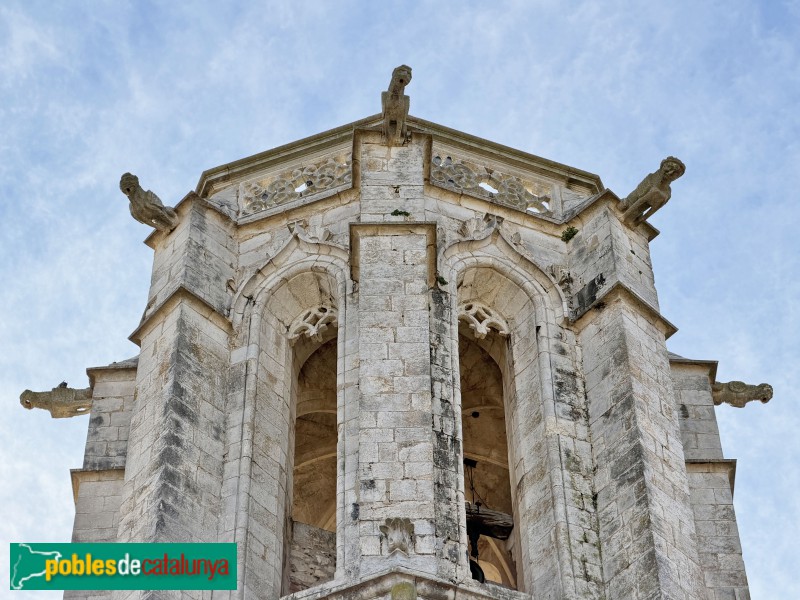 Bordils - Església de Sant Esteve. Campanar