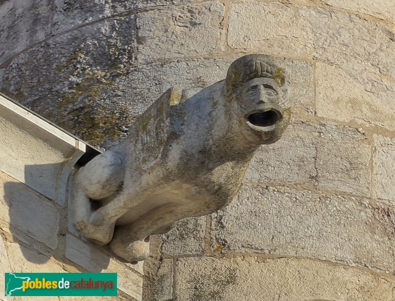Bordils - Església de Sant Esteve. Gàrgola