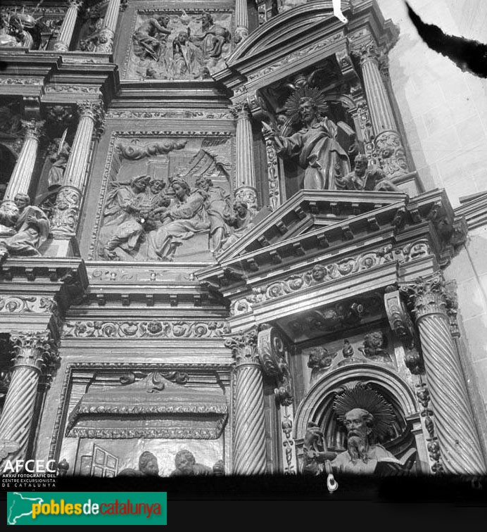 Martorell - Retaule major de l'església de Santa Maria (desaparegut)