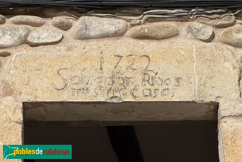 Bordils - Llinda de 1722