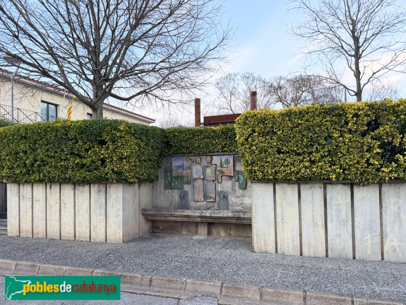 Sant Julià de Ramis - Mosaic de Sant Cosme i Sant Damià