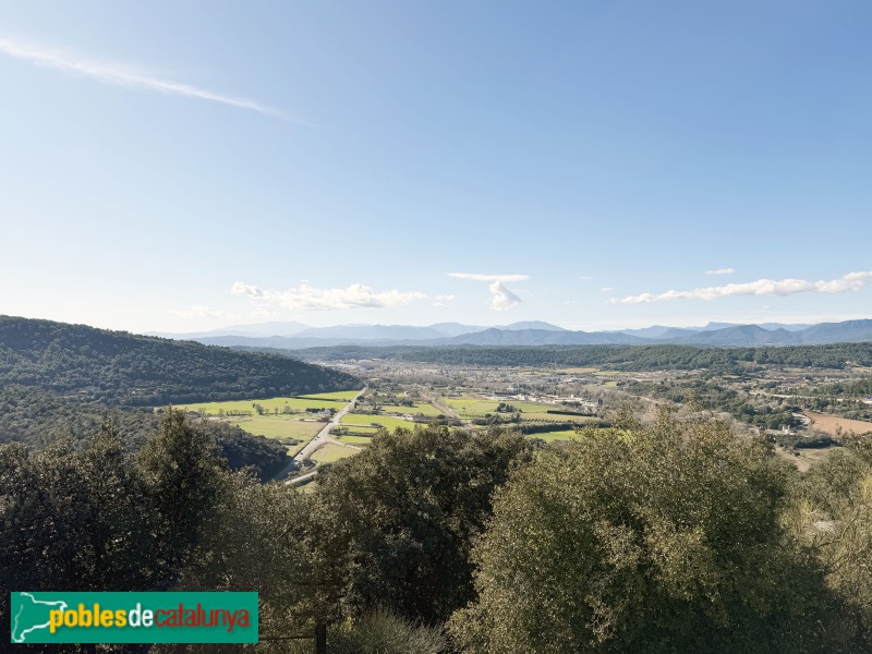 Sant Julià de Ramis - Panoràmica des del poblat altmedieval