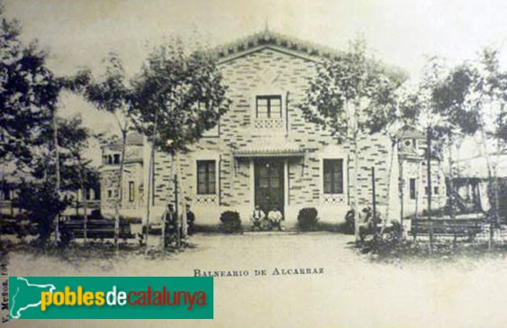 Alcarràs - Balneari d'Alcarràs. Postal antiga