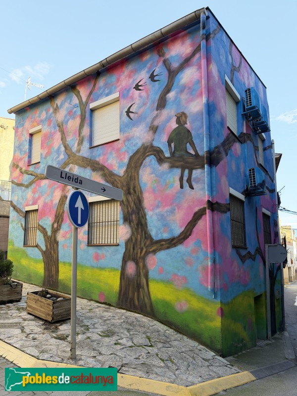 Aitona - Mural de la Casa de l'Arbre