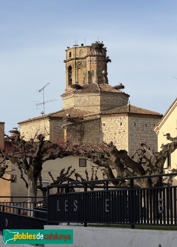 Seròs - Església de Santa Maria (Foto: Albert Esteves, 2026) Seròs - Església de Santa Maria