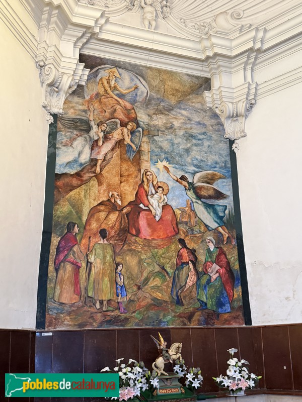 Seròs - Església de Santa Maria. Retaule (Foto: Albert Esteves, 2026) Seròs - Església de Santa Maria. Retaule