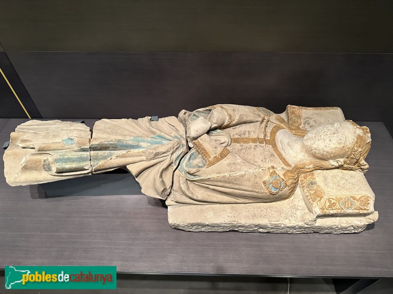 Museu de Lleida - Sepulcre de Berenguera de Montcada, procedent d'Aviganya