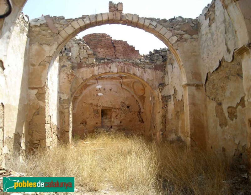 La Granja d'Escarp - Ermita de Sant Jaume, abans de la restauració
