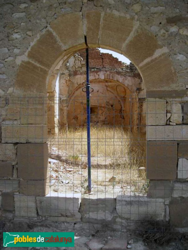 La Granja d'Escarp - Ermita de Sant Jaume, abans de la restauració