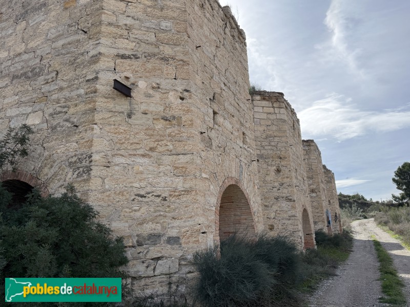 La Granja d'Escarp - Fàbrica de ciment. Conjunt de forns