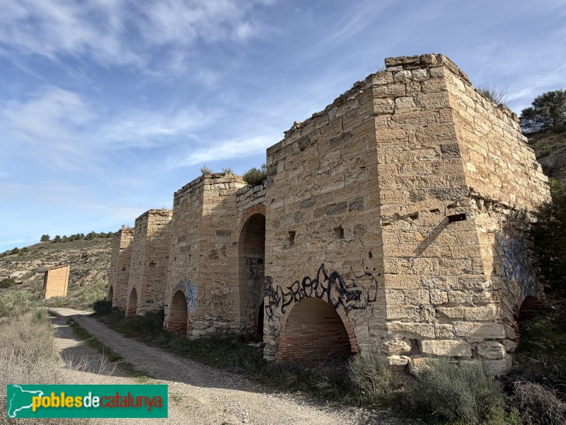 La Granja d'Escarp - Fàbrica de ciment. Conjunt de forns