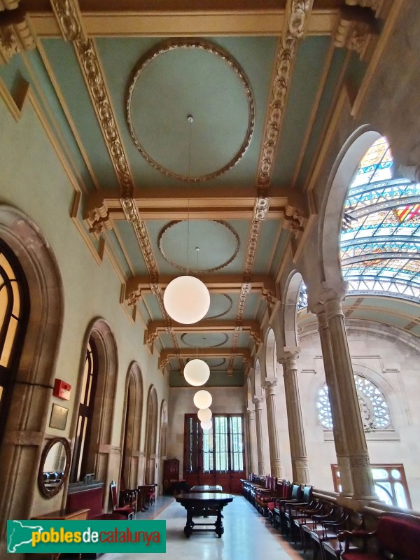 Barcelona - Palau de Justícia. Vestíbul. Planta superior