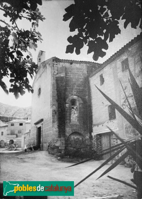 Alguaire - Santuari de Santa Maria del Merli. Postal antiga