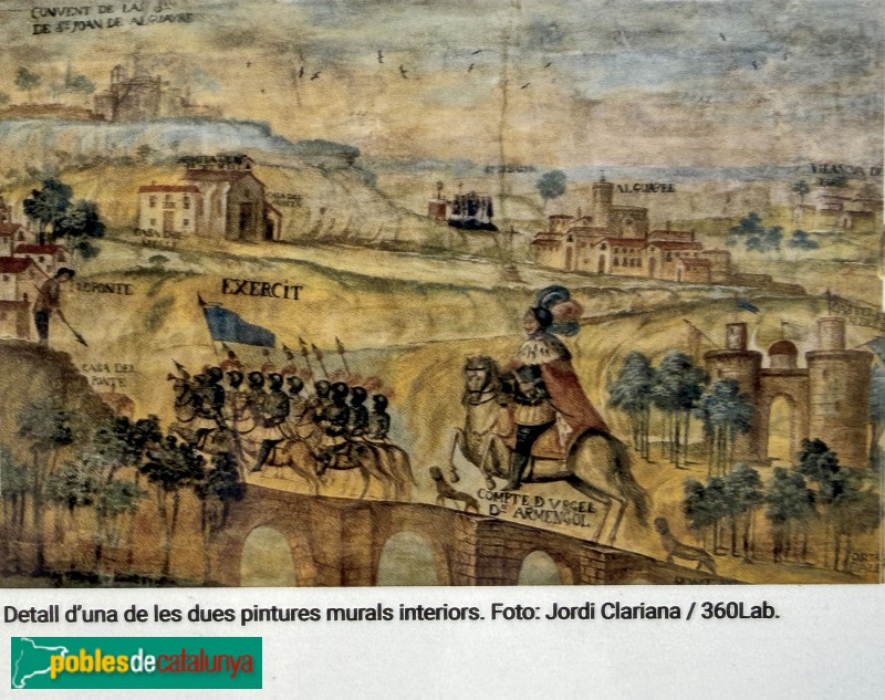 Alguaire - Santuari de Santa Maria del Merli. Pintures del segle XVIII