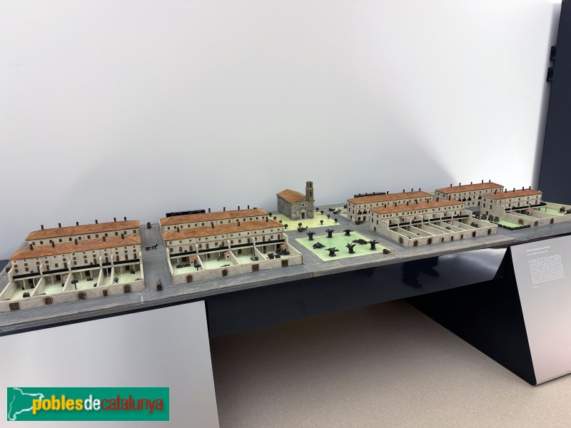 Almacelles - Museu Mas Dordal. Maqueta d'Almacelles (Foto: Albert Esteves, 2026) Almacelles - Museu Mas Dordal. Maqueta d'Almacelles