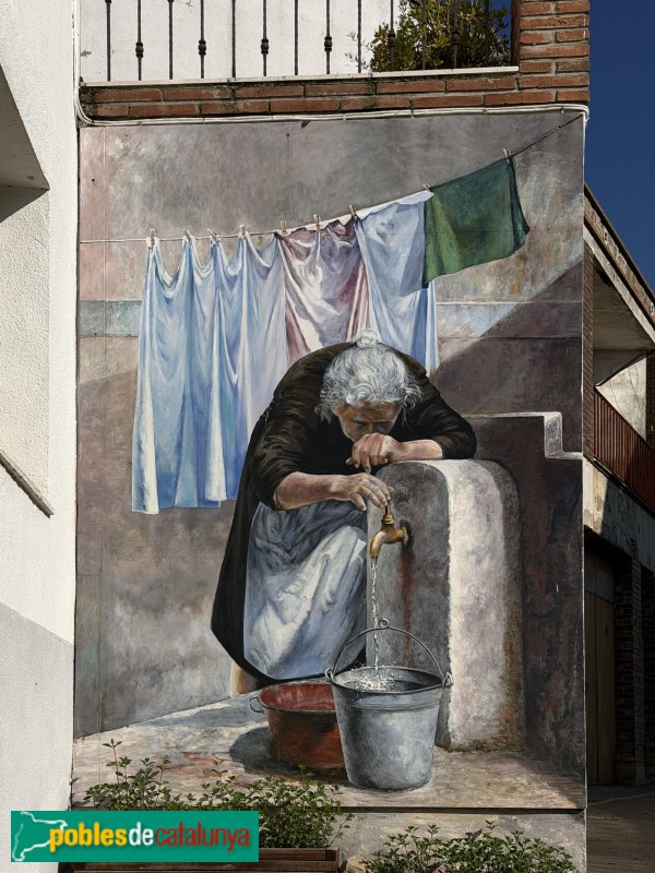 La Portella - Pintura mural