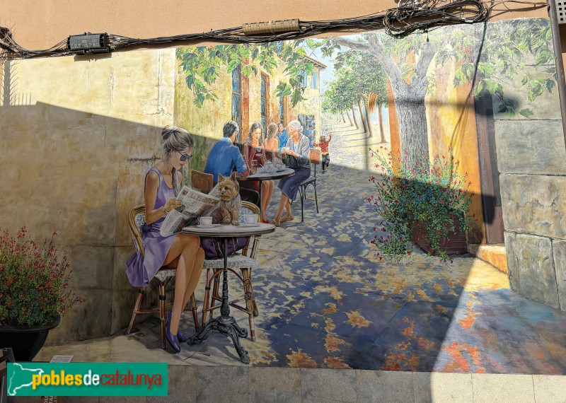 La Portella - Pintura mural