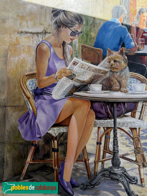 La Portella - Pintura mural