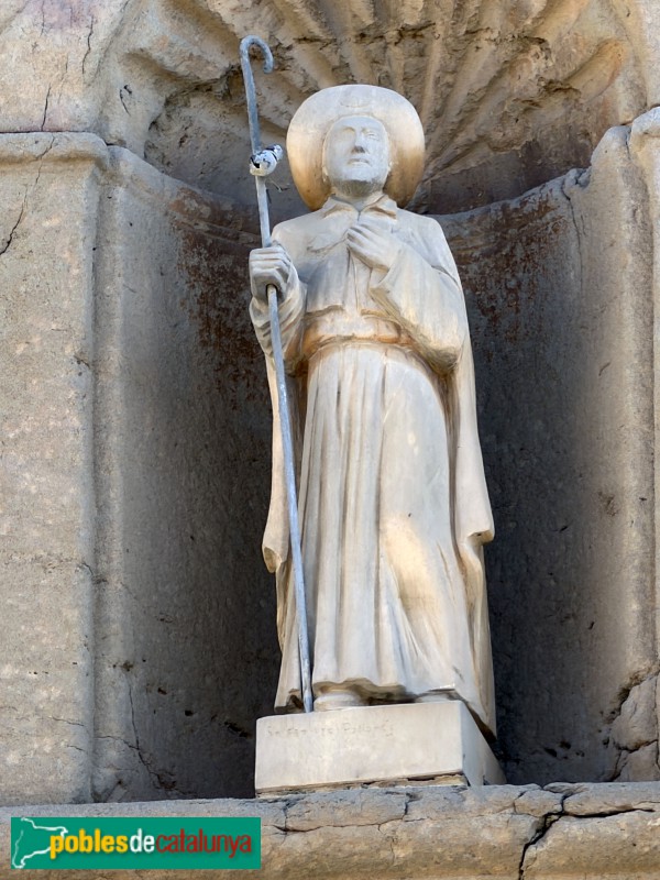 Corbins - Església de Sant Jaume, Escultura de Víctor Pallarès
