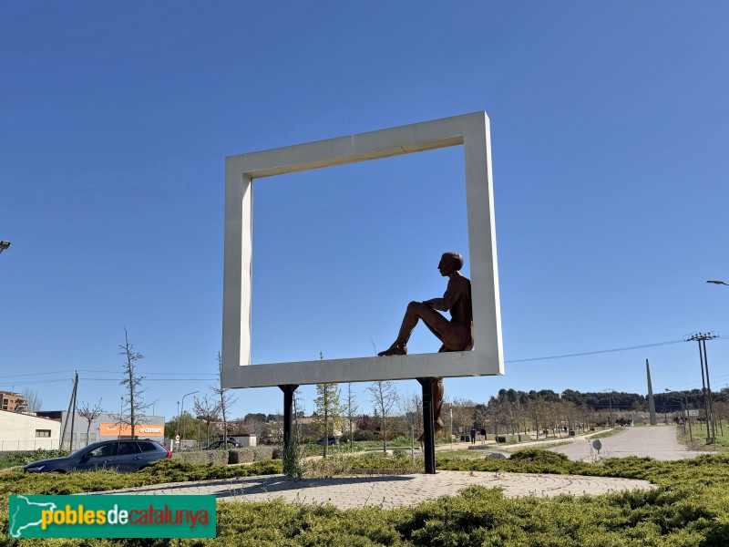 Almacelles - Escultura <i>La Finestra</i>