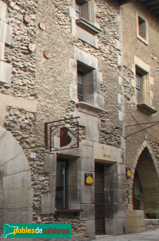 Barcelona - Poble Espanyol. Reproducció de  can Betes de Rupit