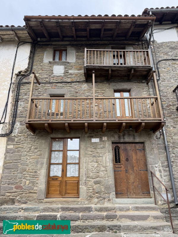 Rupit - Carrer del Fossar, 3 -Can Panart, 1658-