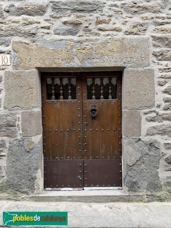 Rupit - Carrer de la Barbacana, 10 -Can Ve-t'ho aquí, 1664-