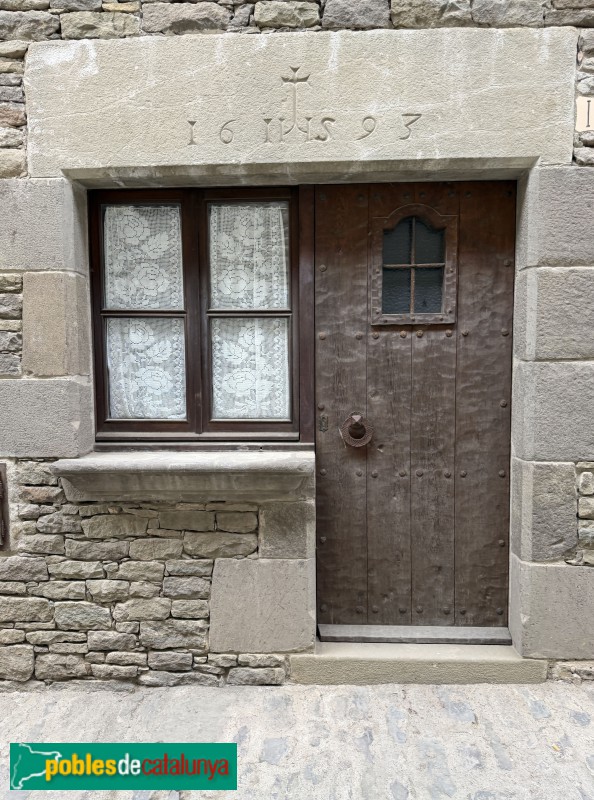 Rupit - Carrer de la Barbacana, 11 -Can Mussac, 1693-