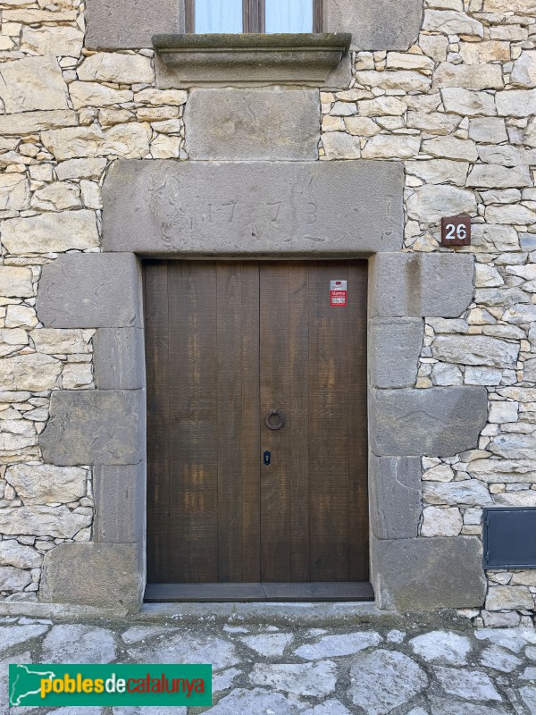 Tavertet - Carrer de Baix. Can Correu