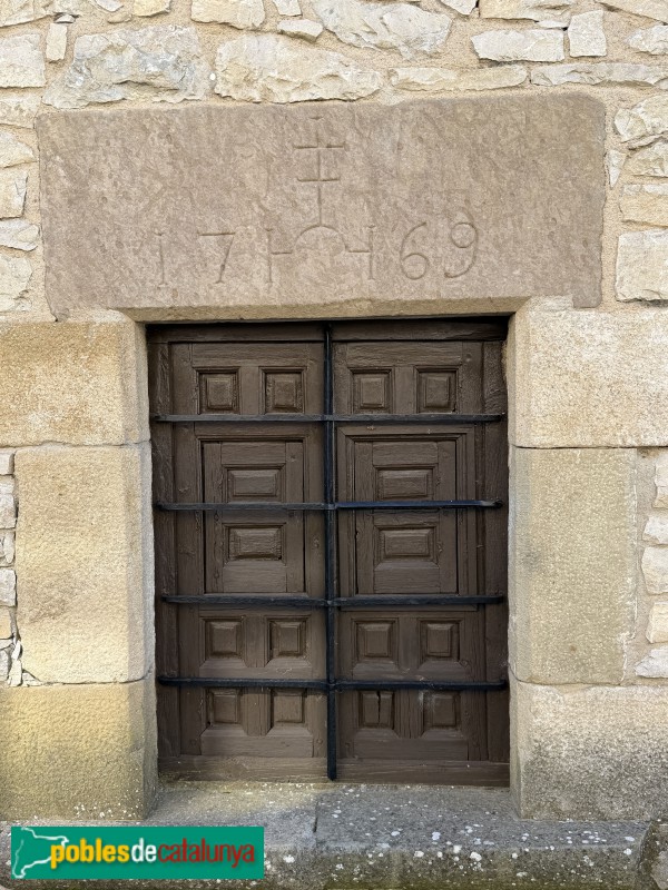 Tavertet - Carrer de Baix. Porta del segle XVIII