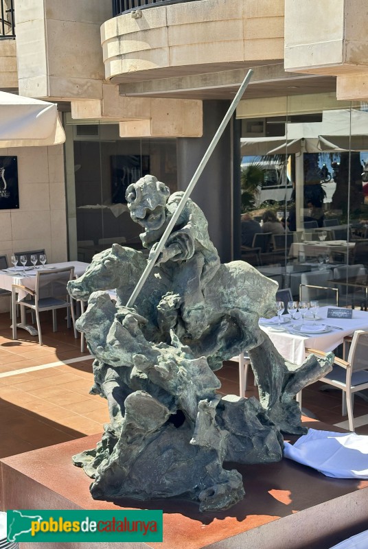 Sitges - Hotel Estela. Salvador Dalí, <i>Sant Jordi</i>