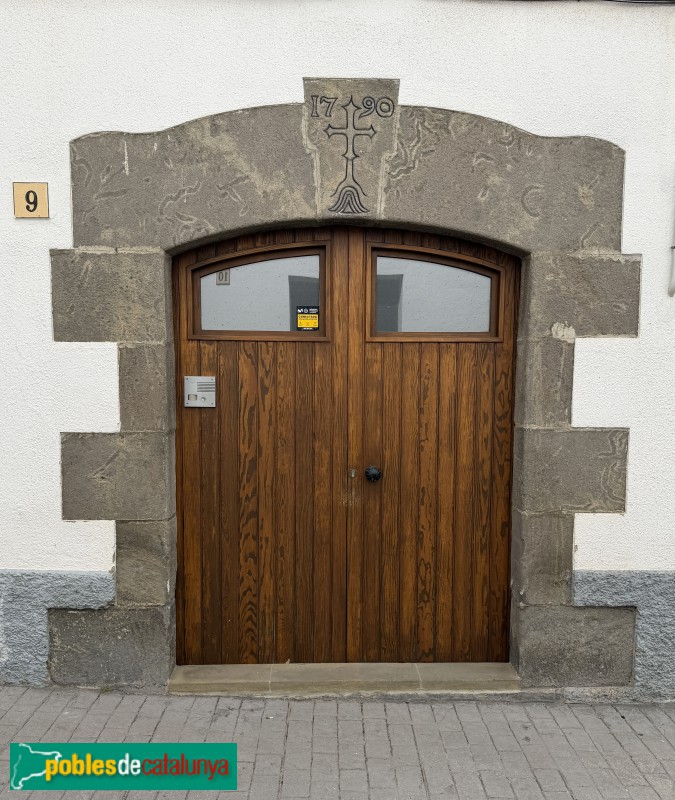L'Esquirol - Carrer Nou. Llinada de 1790