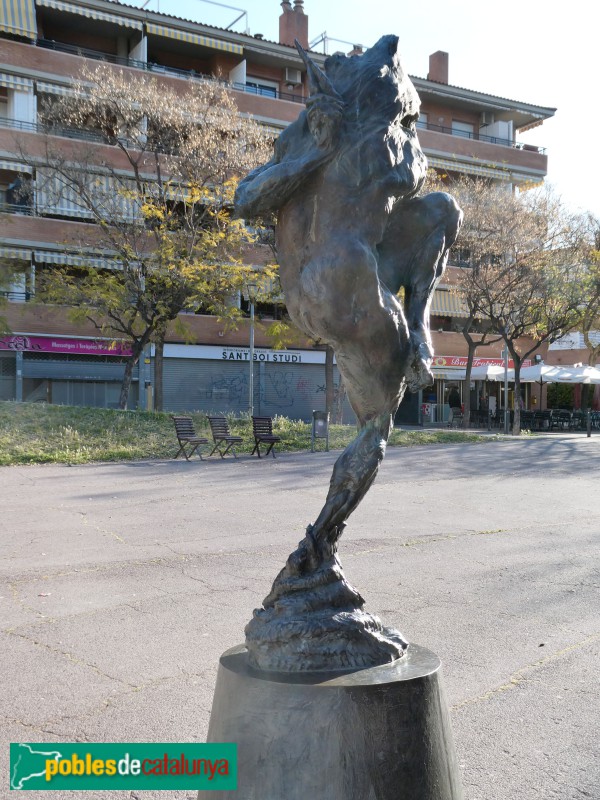 Sant Boi de Llobregat - Escultura El Salvatge
