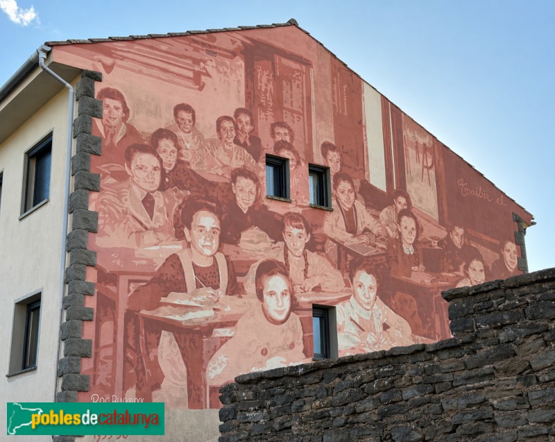 L'Esquirol - Mural de Cantonigròs