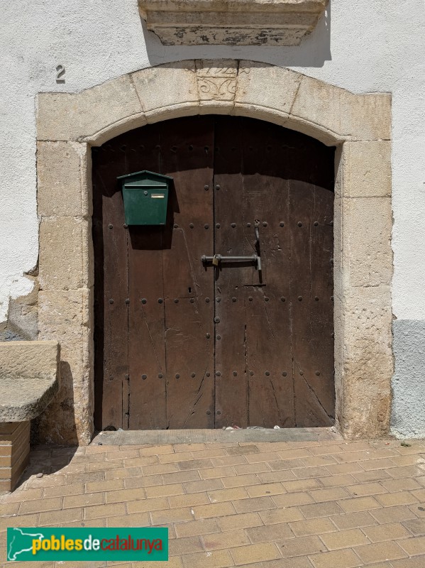 Santa Oliva - Nucli antic. Portal de 1794