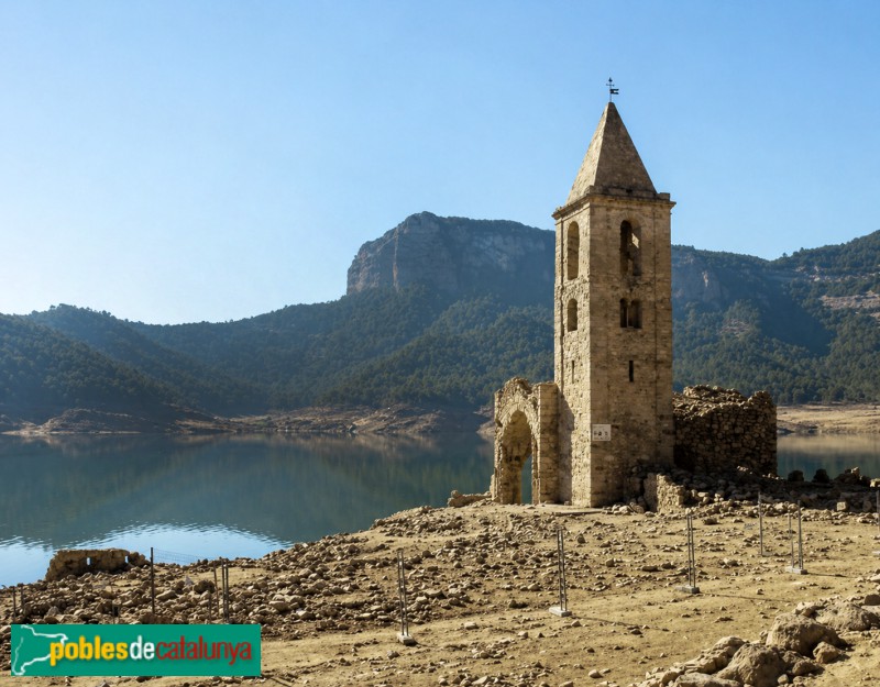 Vilanova de Sau - Sant Romà de Sau. Església vella