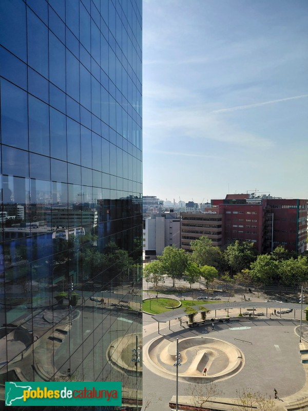 Barcelona - Porta Firal Torre Auditori i torres Llevant i Ponent