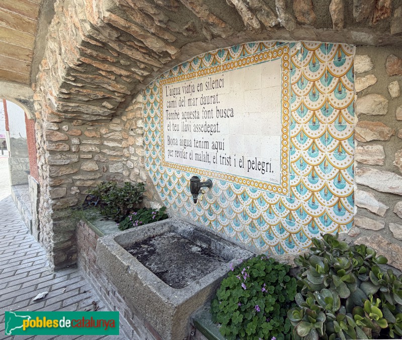 Santa Oliva - Les fonts (Foto: Albert Esteves, 2026) Santa Oliva - Les fonts