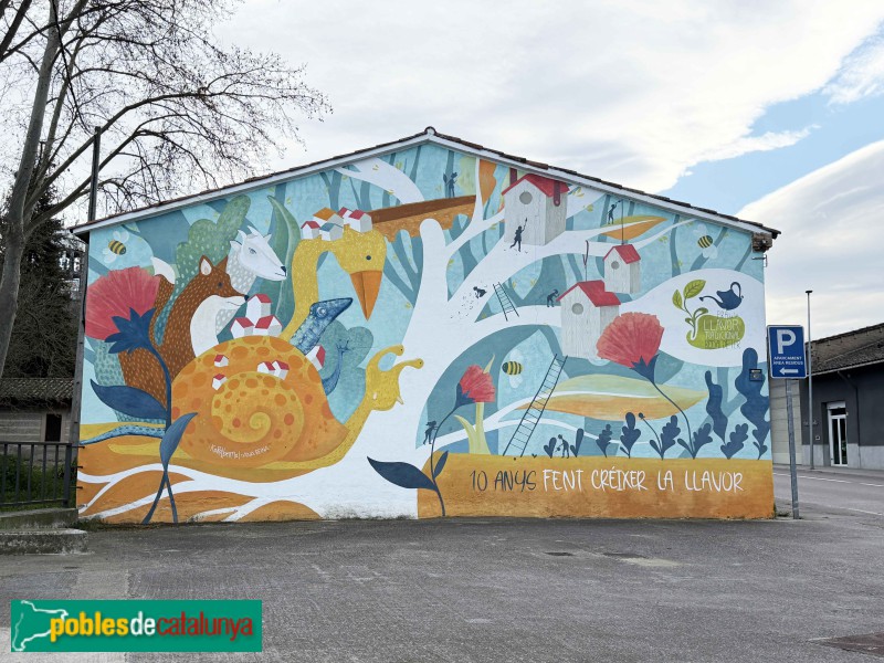 Roda de Ter - Mural de la Fira de la Llavor