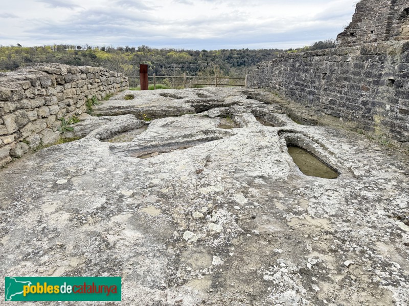Les Masies de Roda - Jaciment de l'Esquerda. Tombes antropomòrfiques