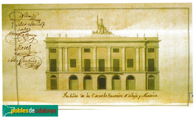 Tarragona - Escola de Nàutica, 1826