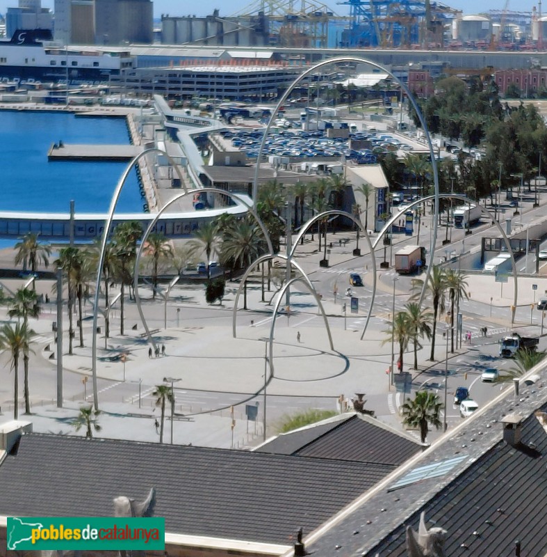 Barcelona - Escultura <i>Ones</i>