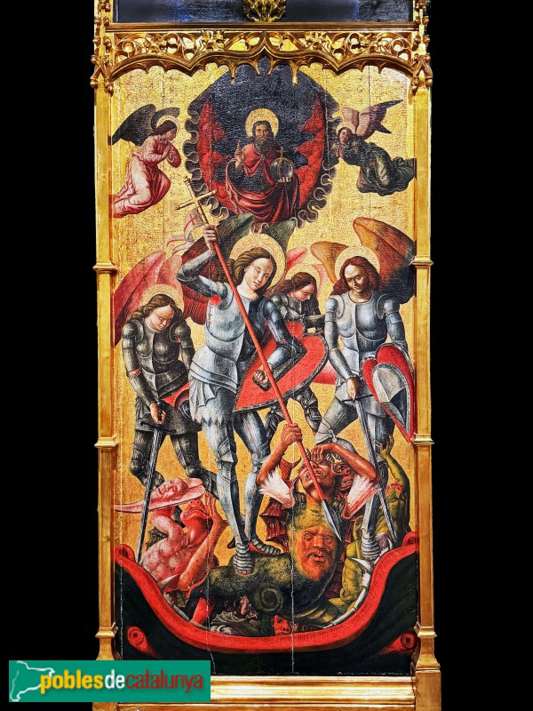 Reus - Museu d'Art i Història de Reus. Triomf de Sant Miquel, procedent del retaule d'Alforja