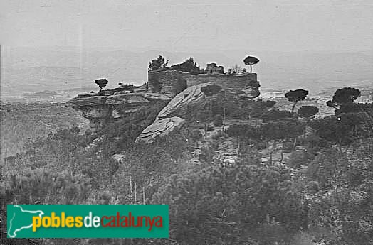 Taradell - Castell. Postal antiga
