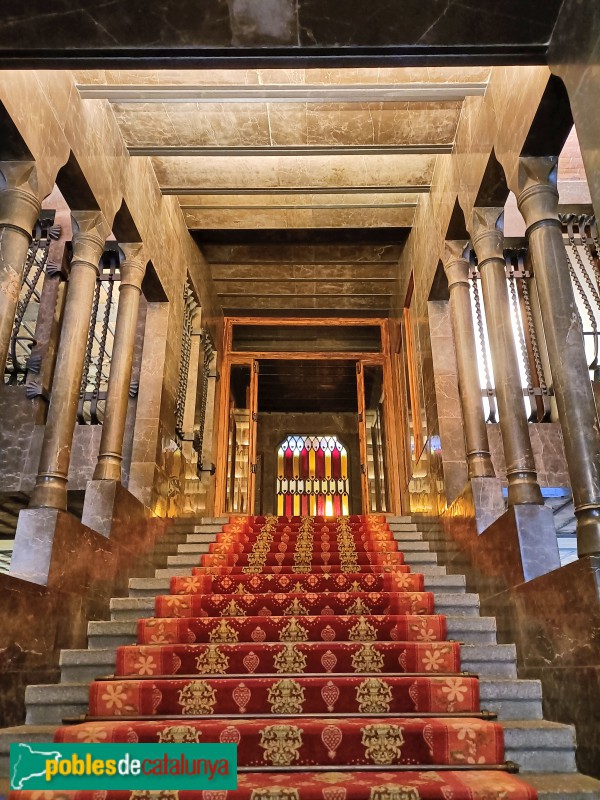Barcelona - Palau Güell. Interior (Foto: Anna Corcoll, 2022) Barcelona - Palau Güell. Interior