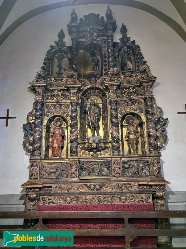 Sant Julià de Vilatorta - Retaule de Sant Isidre (Pau Costa, 1690) (Foto: Albert Esteves, 2026) Sant Julià de Vilatorta - Retaule de Sant Isidre (Pau Costa, 1690)