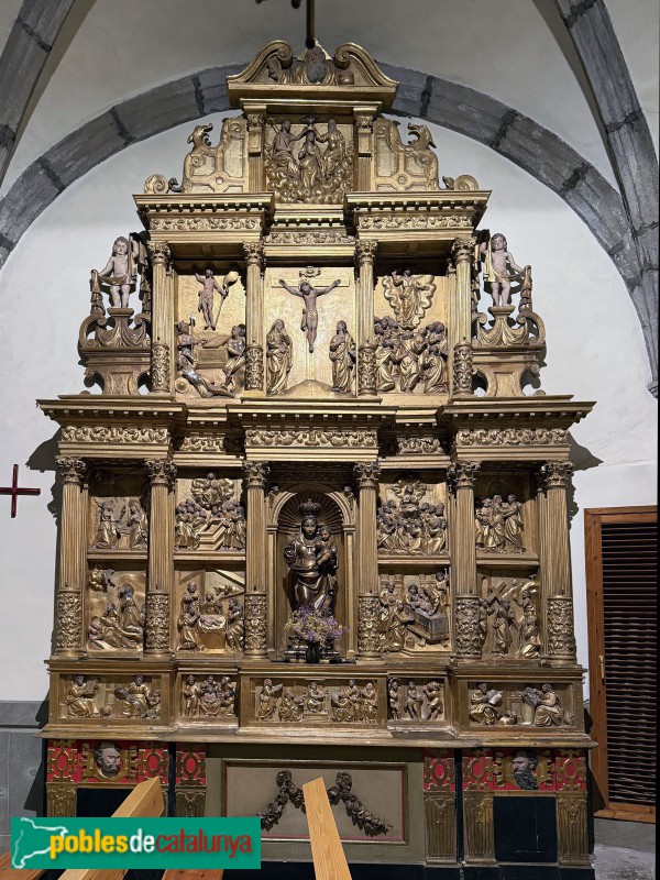 Sant Julià de Vilatorta - Retaule de la M.D. del Roser (Francesc Rubió, 1610-15) (Foto: Albert Esteves, 2026) Sant Julià de Vilatorta - Retaule de la M.D. del Roser (Francesc Rubió, 1610-15)