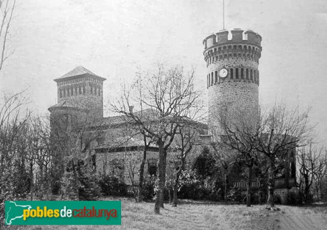 Calldetenes - Torre de Santa Margarida. Postal antiga