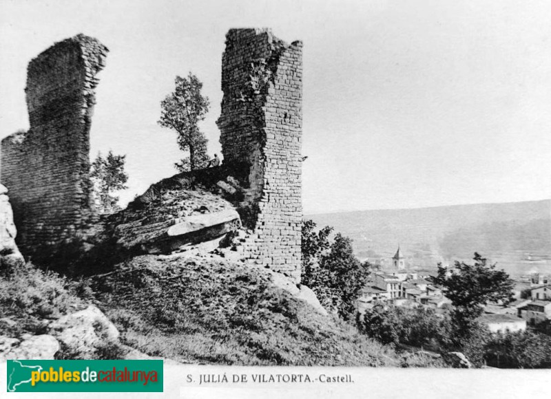 Sant Julià de Vilatorta - Castell de Bellpuig. Postal antiga Sant Julià de Vilatorta - Castell de Bellpuig. Postal antiga
