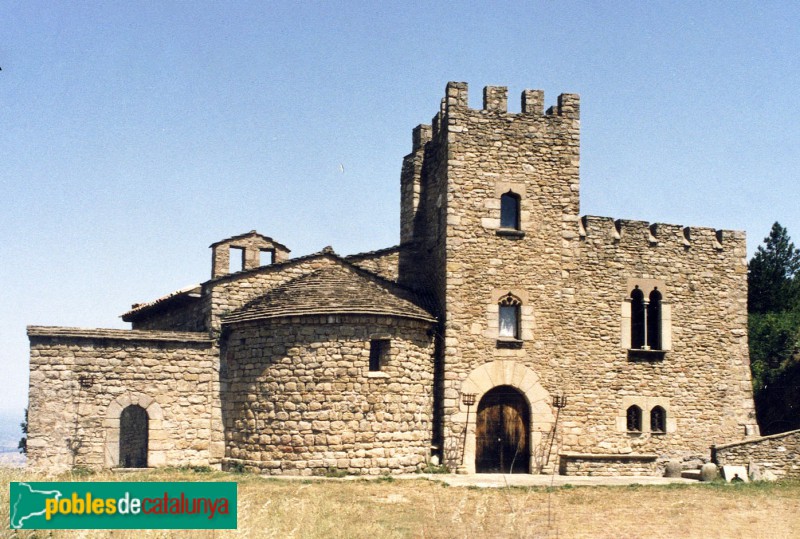 Sant Julià de Vilatorta - Castell i església de Sant Llorenç del Munt